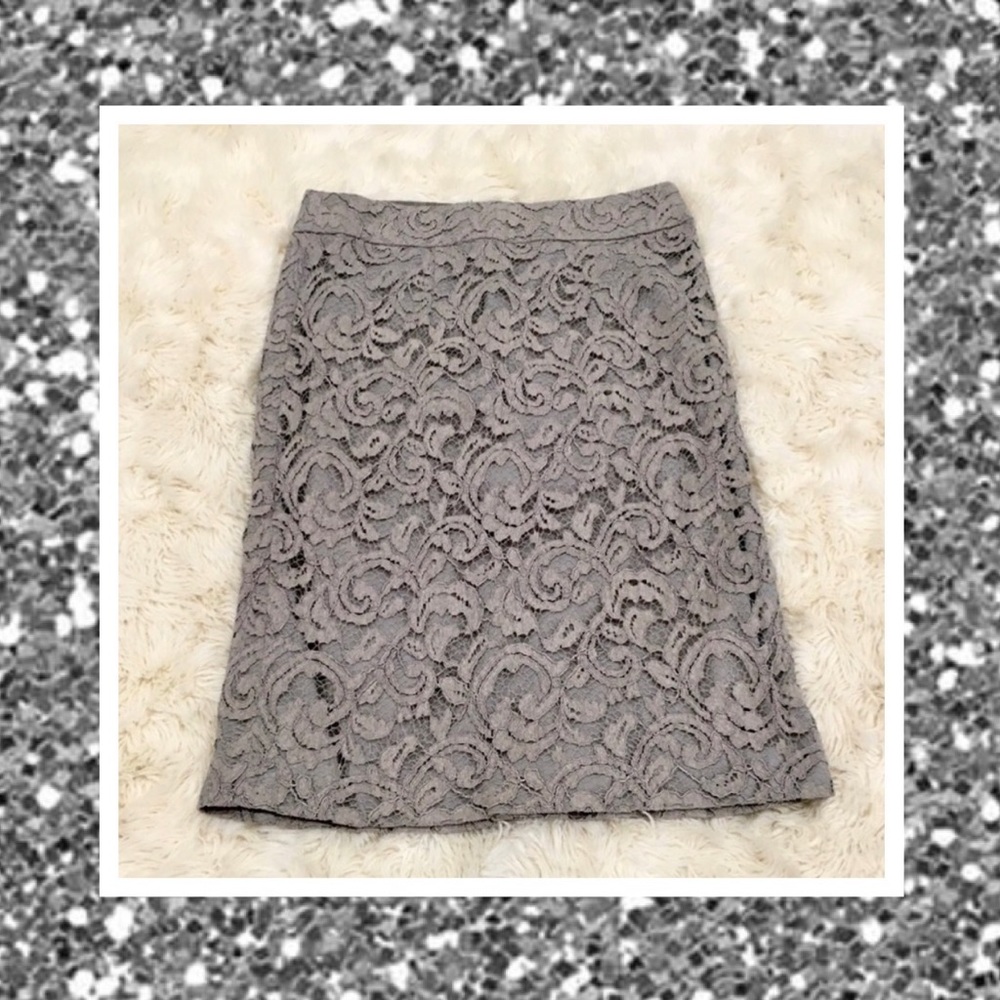 Banana Republic Lace Pencil Skirt